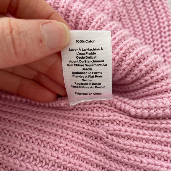 Talbots Shaker Stitch Sweater Pink Size Petite P / XS - Picture 7 of 8